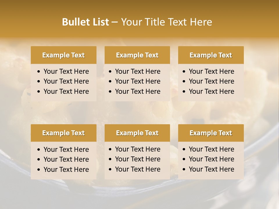 Dish Of Macaroni Cheese PowerPoint Template