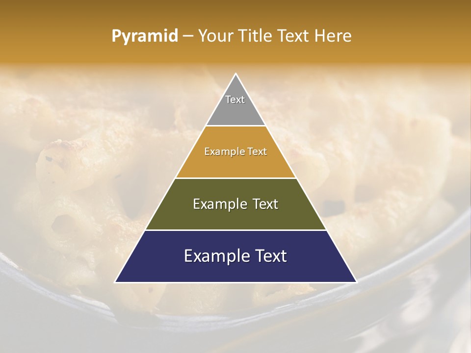 Dish Of Macaroni Cheese PowerPoint Template