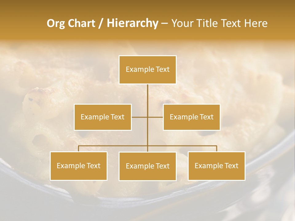 Dish Of Macaroni Cheese PowerPoint Template