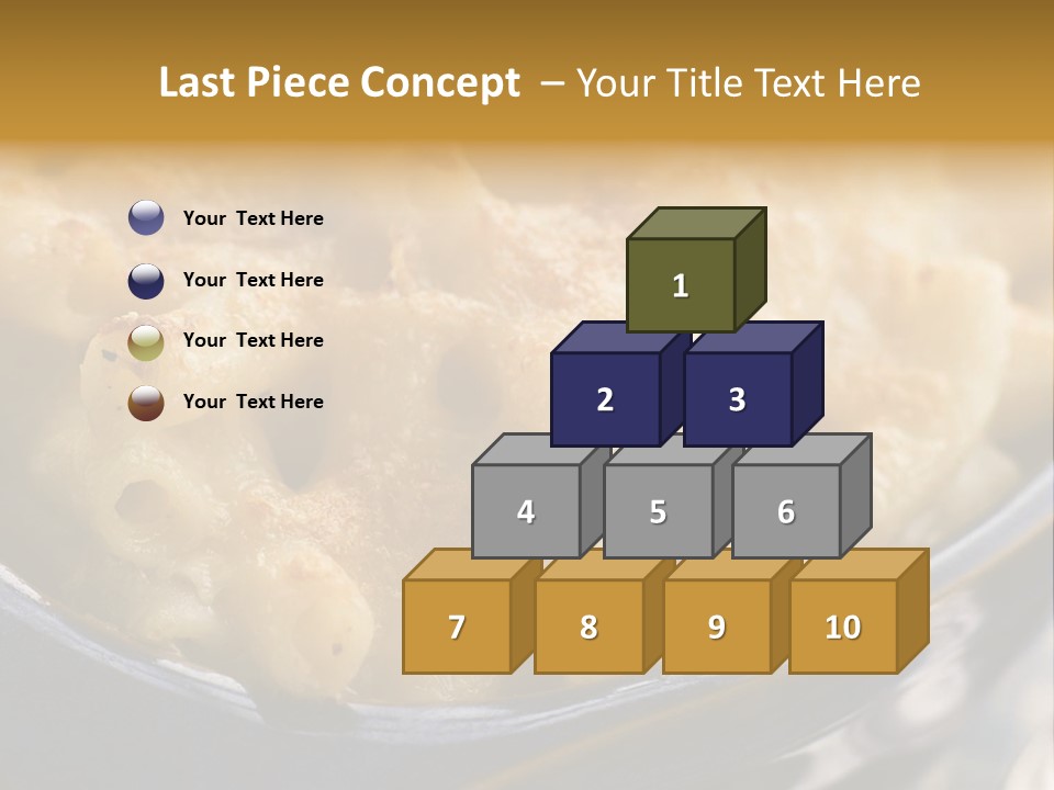 Dish Of Macaroni Cheese PowerPoint Template