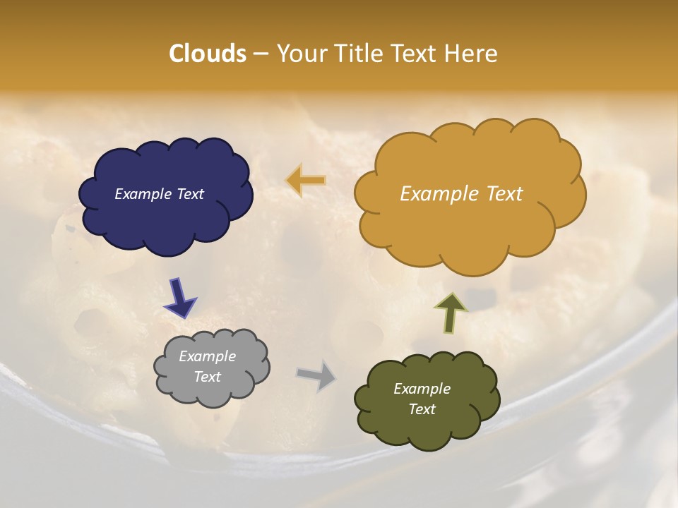 Dish Of Macaroni Cheese PowerPoint Template