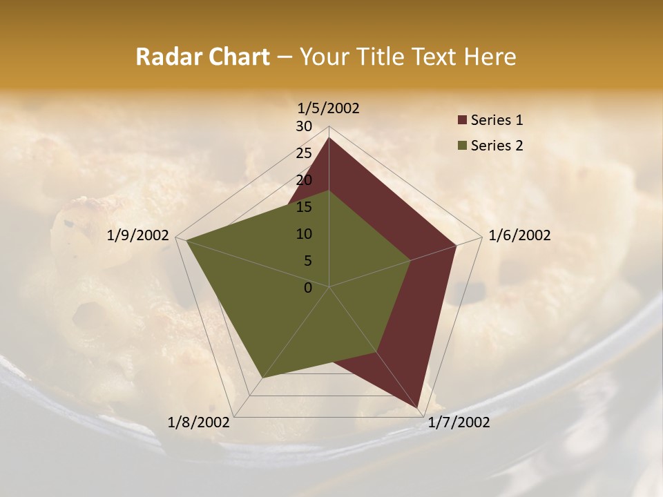 Dish Of Macaroni Cheese PowerPoint Template