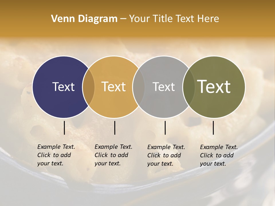 Dish Of Macaroni Cheese PowerPoint Template