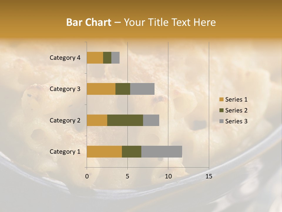 Dish Of Macaroni Cheese PowerPoint Template