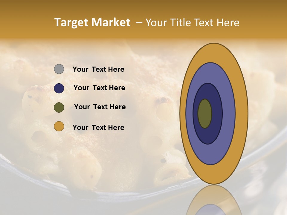 Dish Of Macaroni Cheese PowerPoint Template