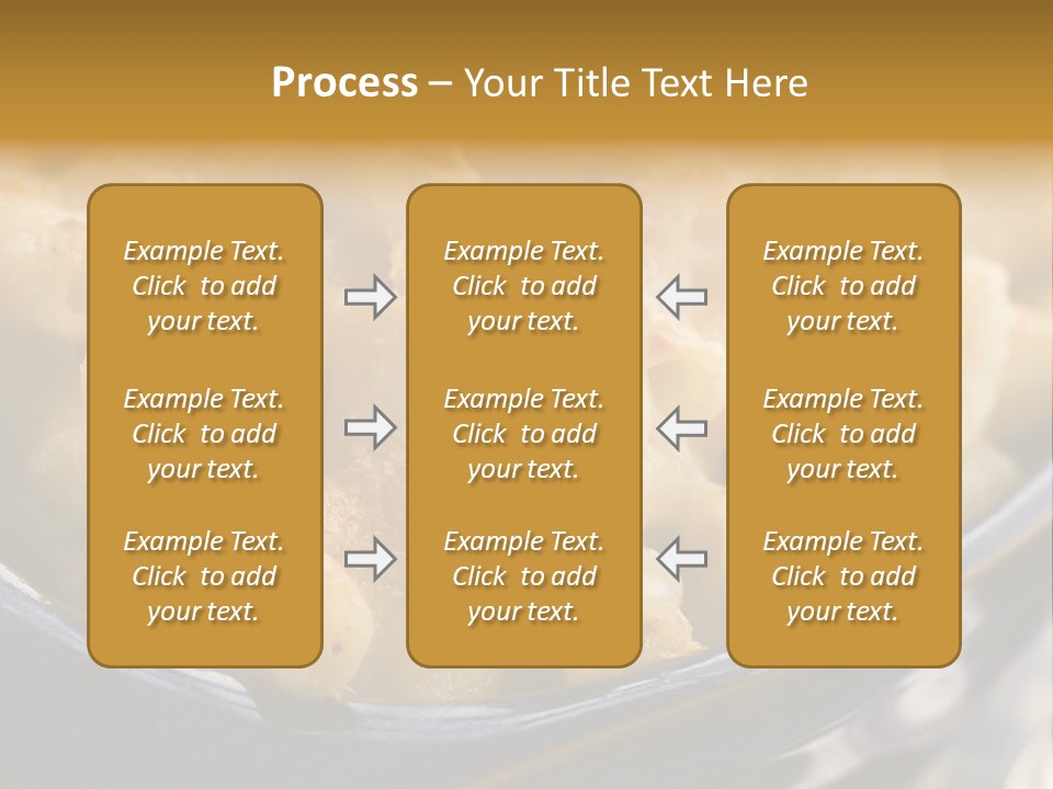 Dish Of Macaroni Cheese PowerPoint Template