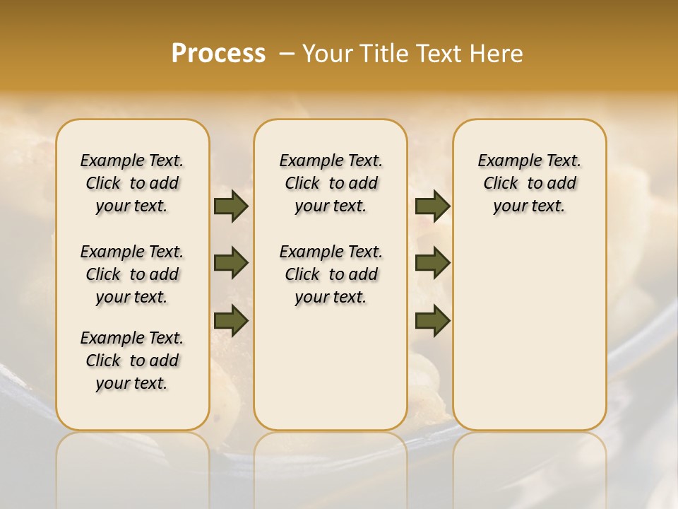 Dish Of Macaroni Cheese PowerPoint Template
