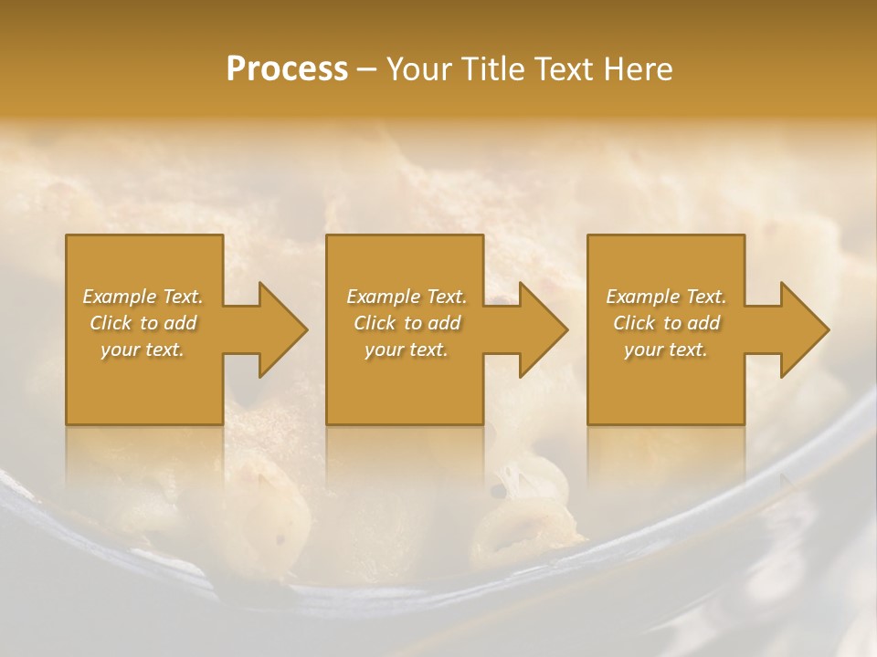 Dish Of Macaroni Cheese PowerPoint Template