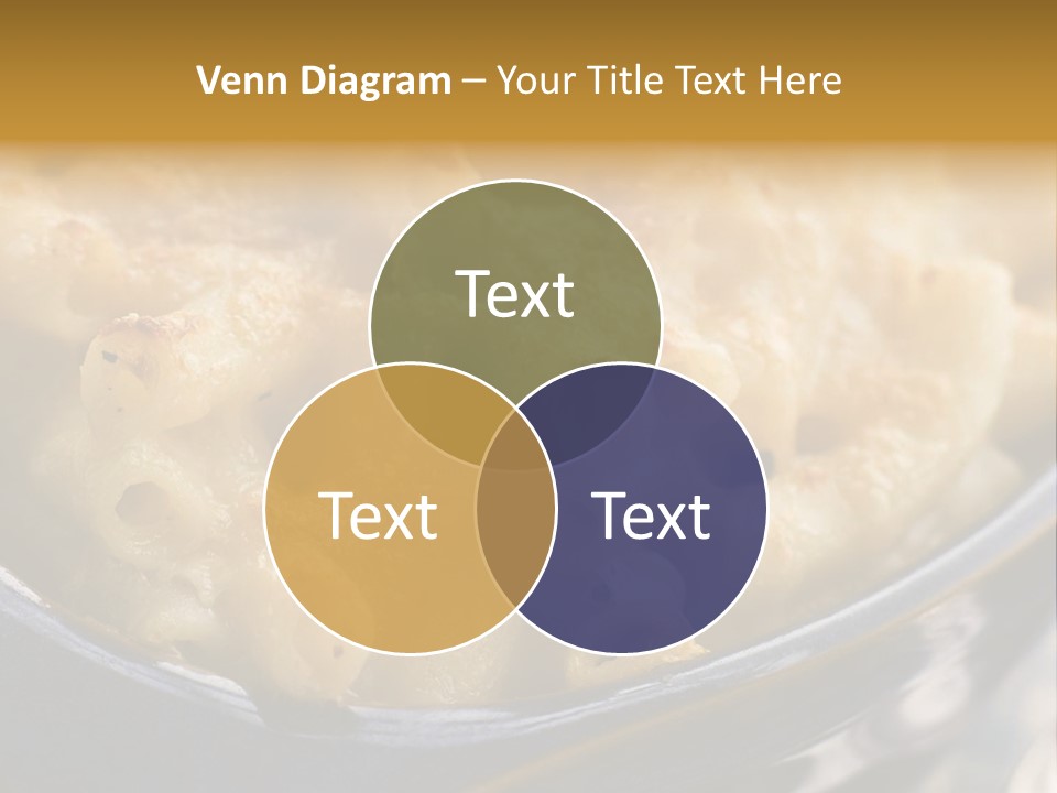 Dish Of Macaroni Cheese PowerPoint Template