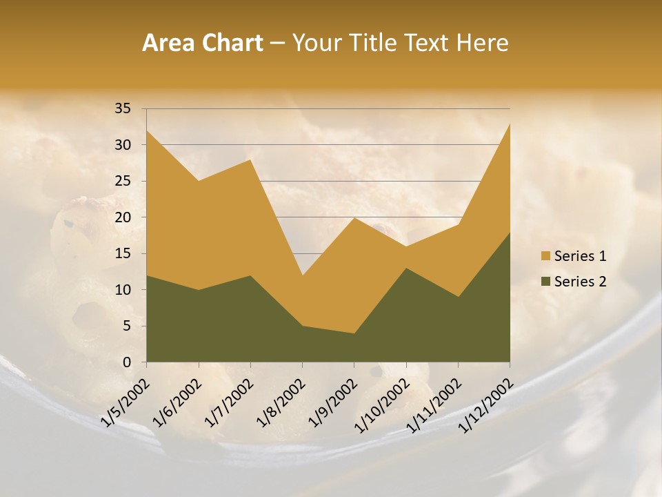 Dish Of Macaroni Cheese PowerPoint Template