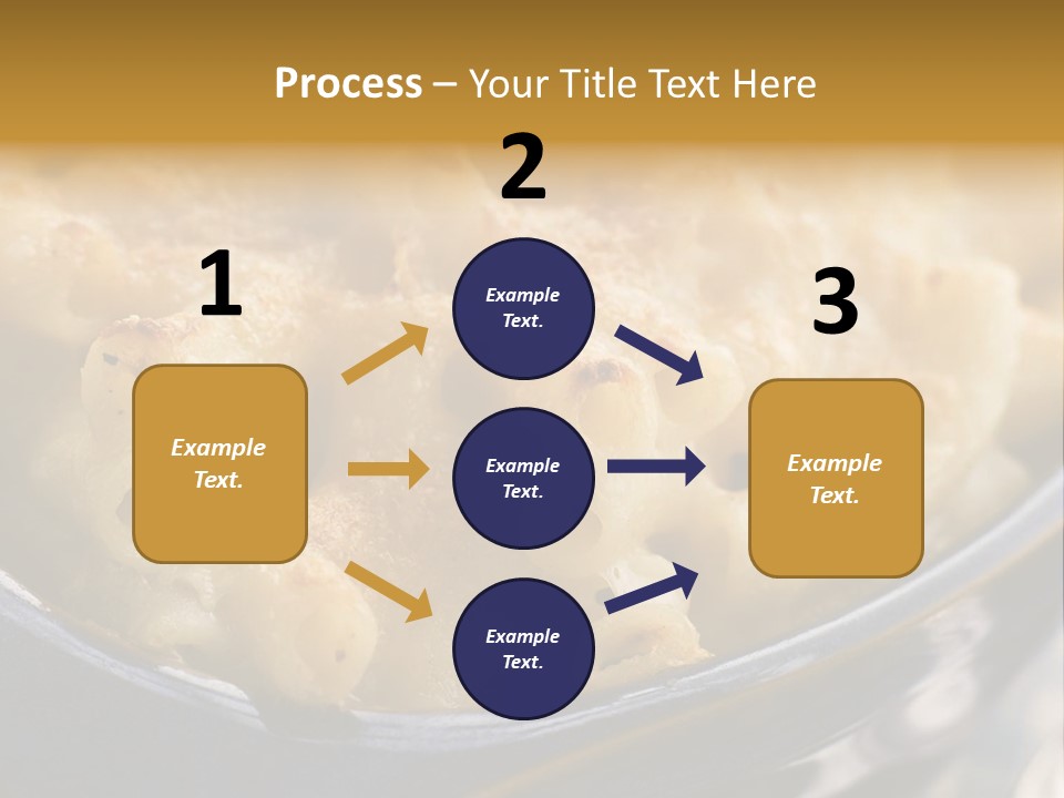 Dish Of Macaroni Cheese PowerPoint Template
