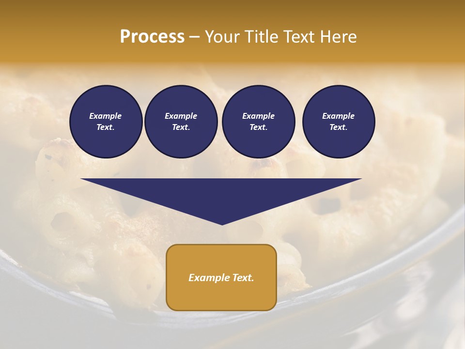 Dish Of Macaroni Cheese PowerPoint Template