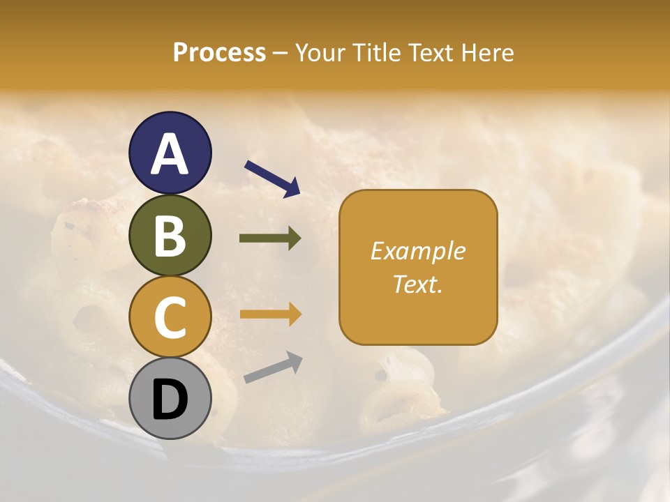 Dish Of Macaroni Cheese PowerPoint Template