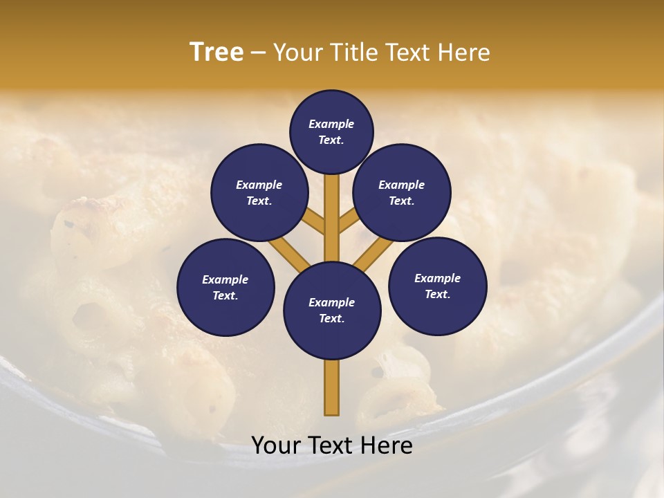 Dish Of Macaroni Cheese PowerPoint Template