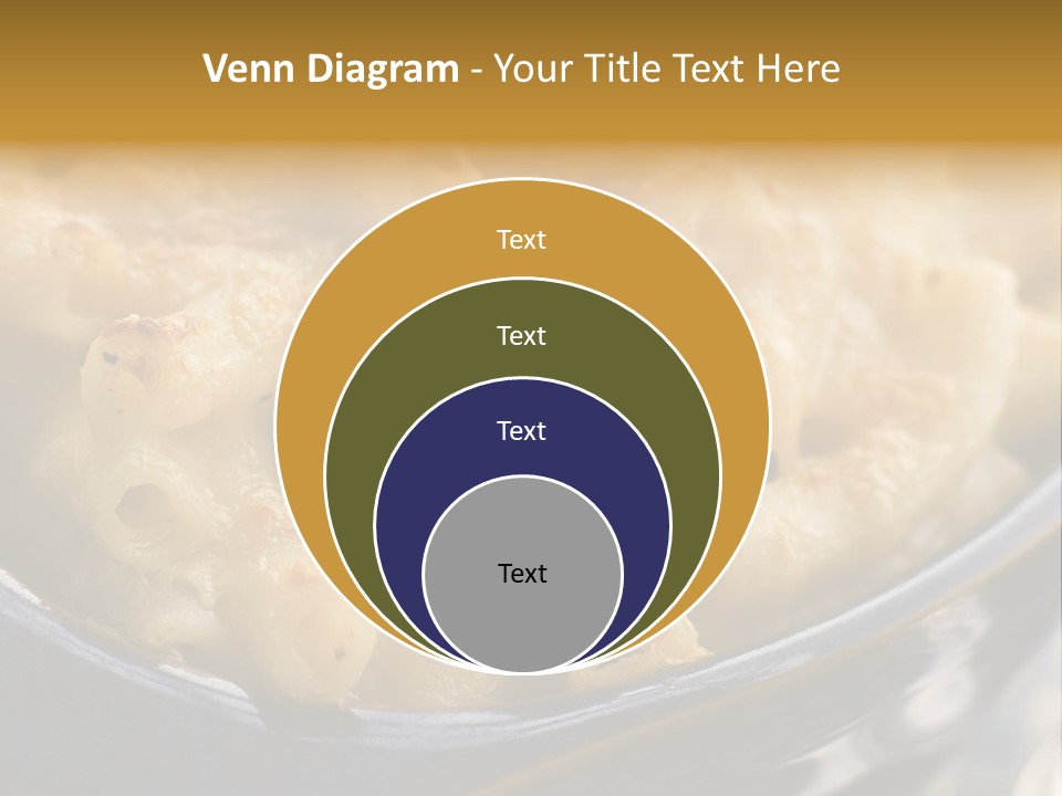 Dish Of Macaroni Cheese PowerPoint Template