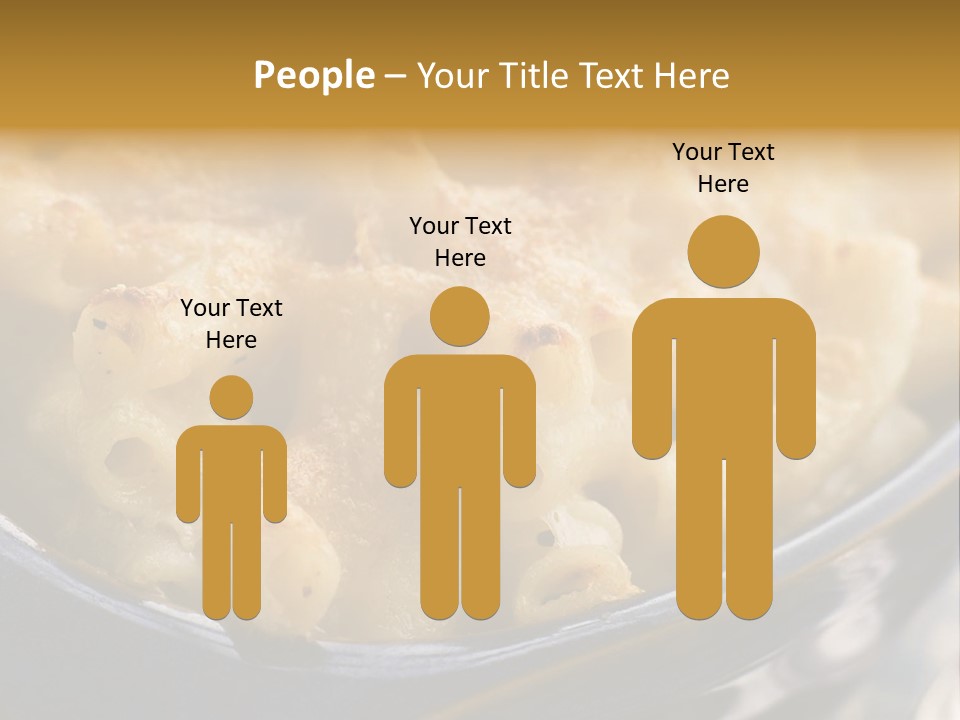 Dish Of Macaroni Cheese PowerPoint Template