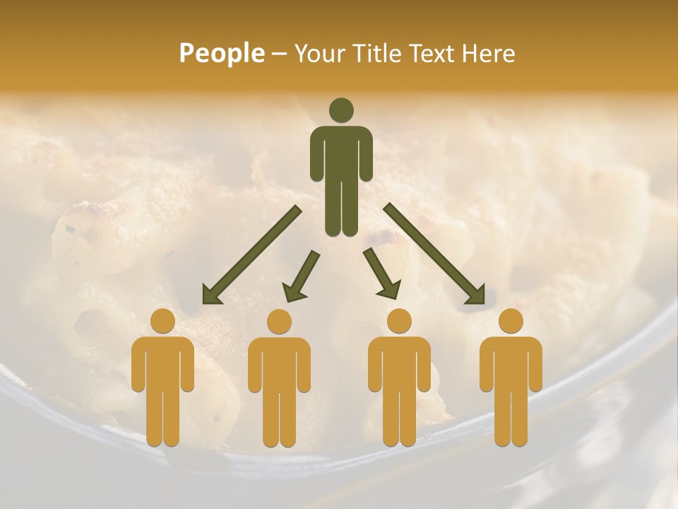 Dish Of Macaroni Cheese PowerPoint Template