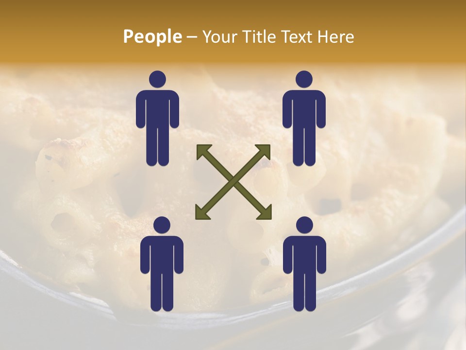 Dish Of Macaroni Cheese PowerPoint Template