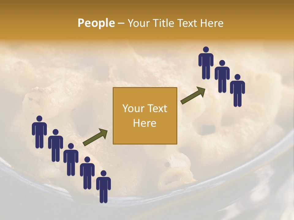 Dish Of Macaroni Cheese PowerPoint Template