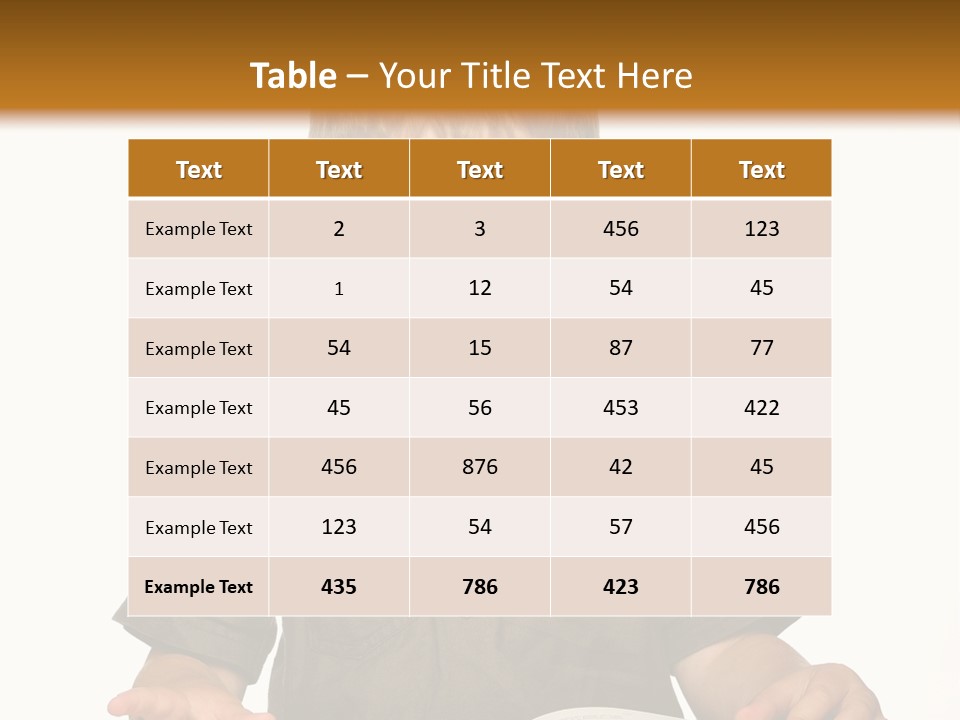 Little Boy Hard At Work PowerPoint Template