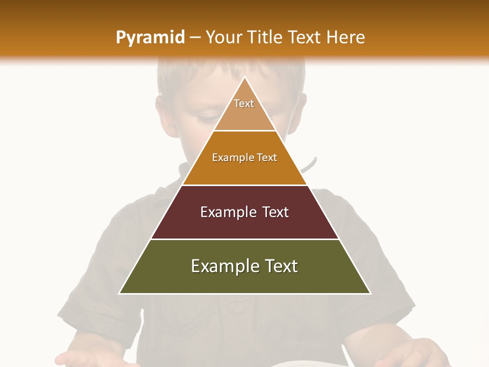 Little Boy Hard At Work PowerPoint Template