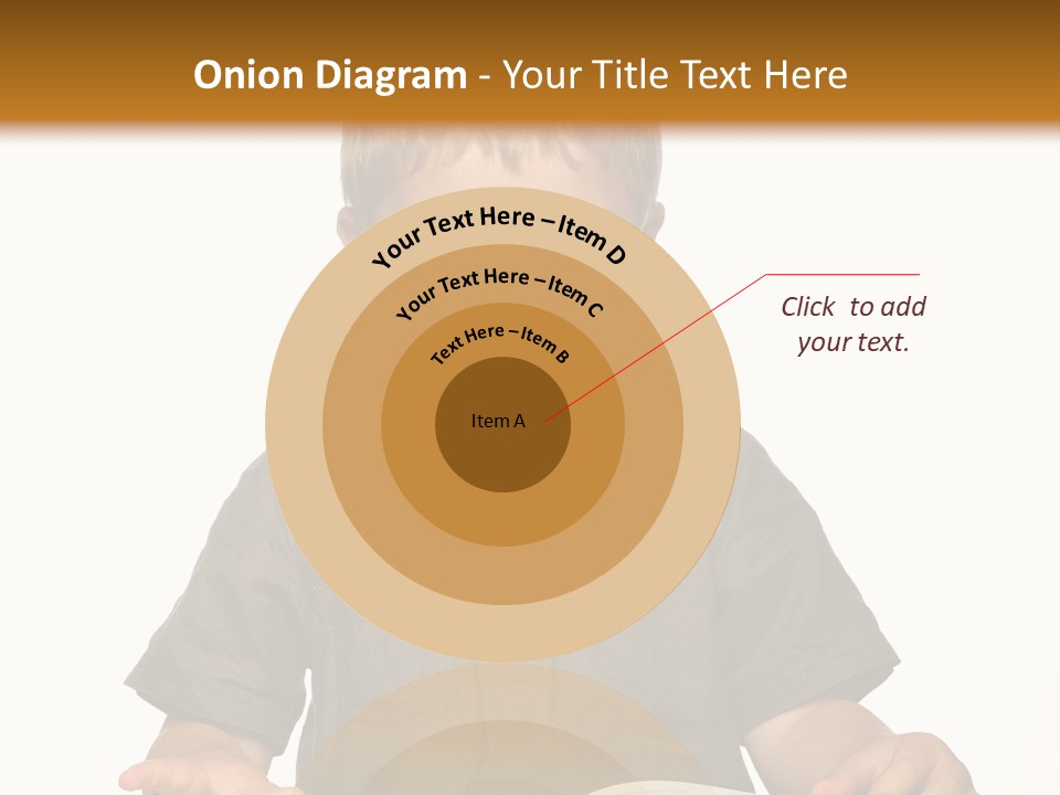 Little Boy Hard At Work PowerPoint Template