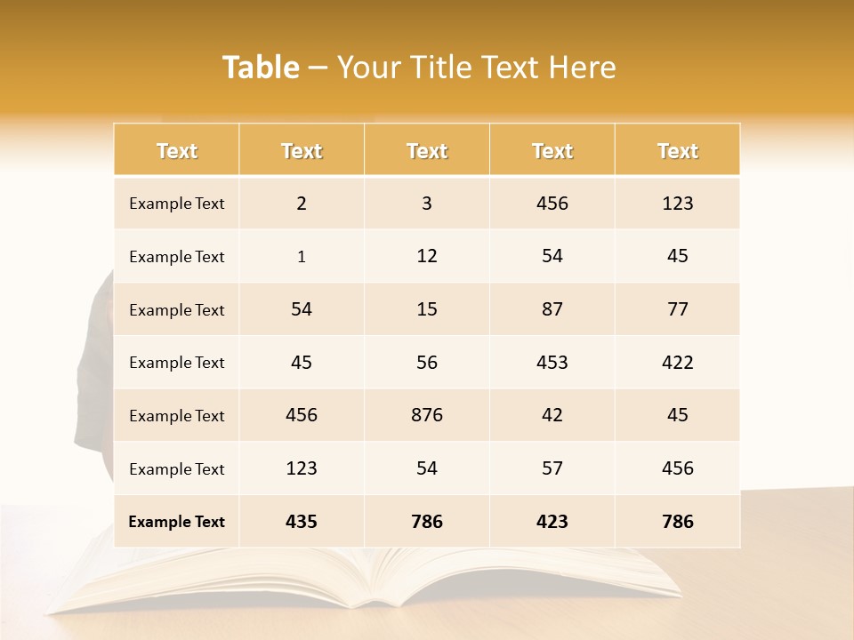 Little Boy Hard At Work PowerPoint Template