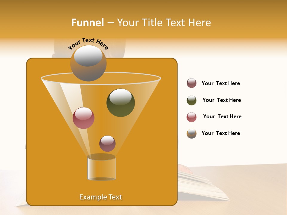 Little Boy Hard At Work PowerPoint Template