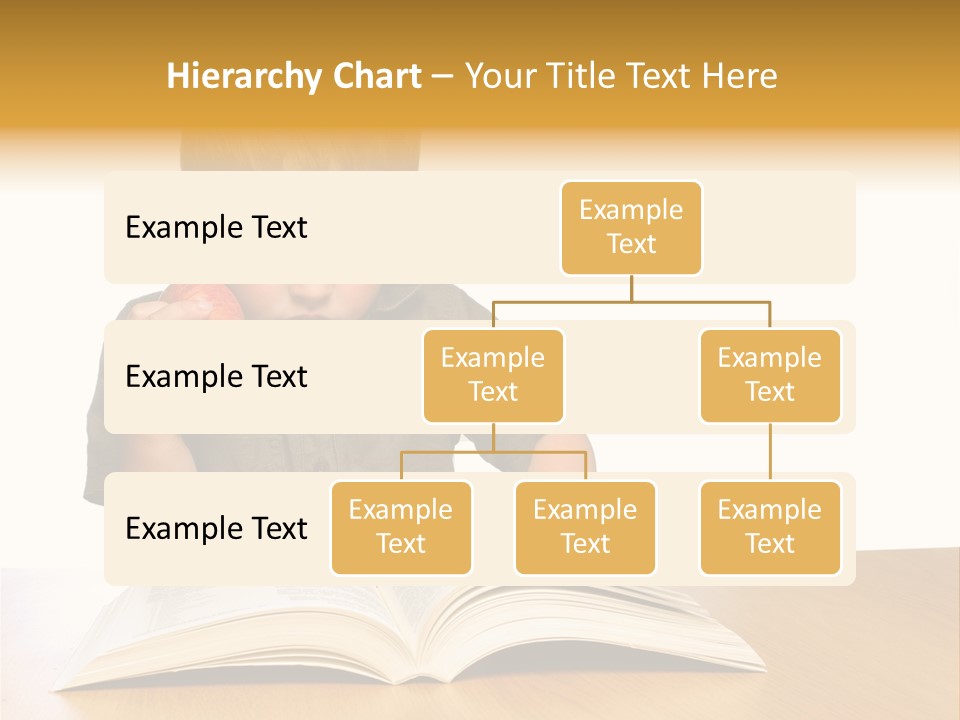 Little Boy Hard At Work PowerPoint Template