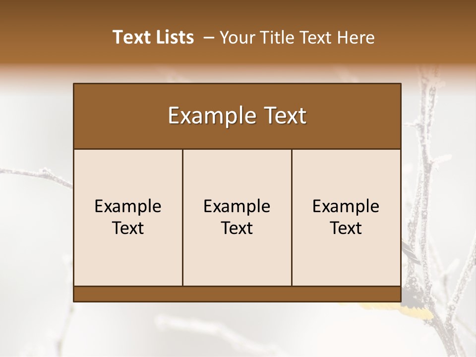 Waxwing PowerPoint Template