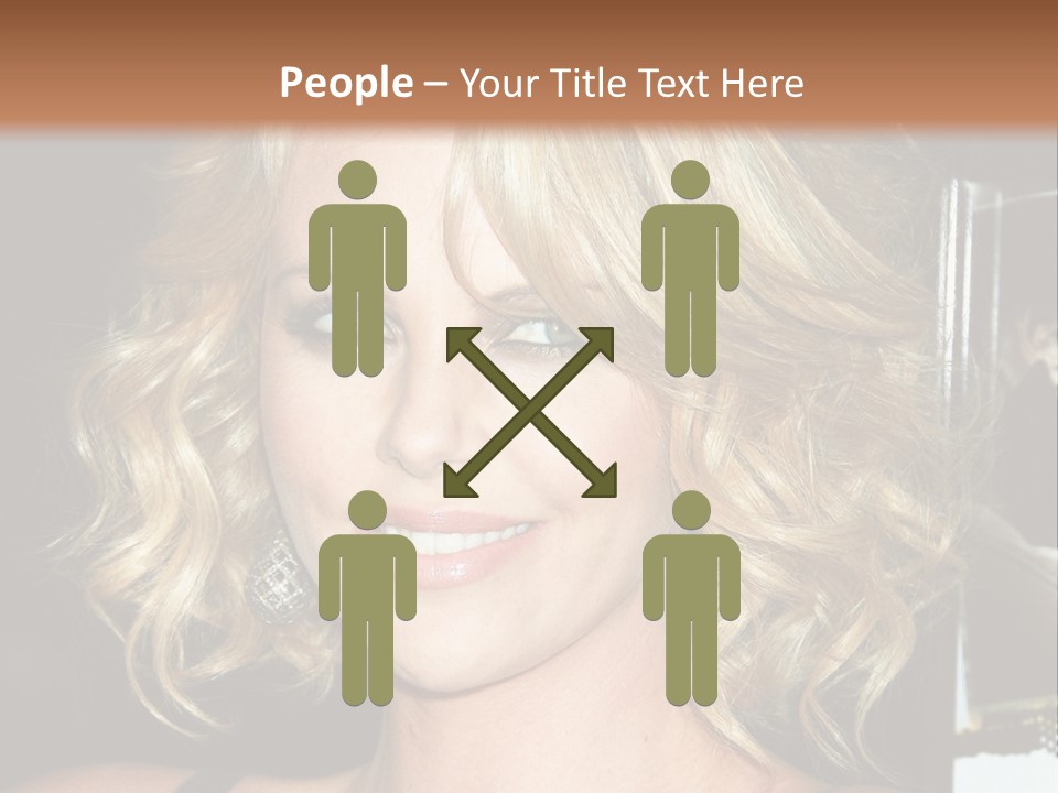 Hollywood - 7 March: Charlize Theron At The Sleepwalking Premiere Held At The Directors Guild Of America, Hollywood. PowerPoint Template