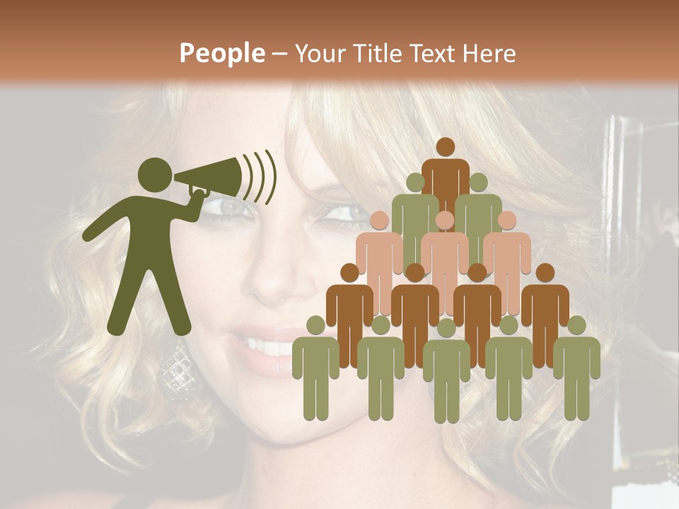 Hollywood - 7 March: Charlize Theron At The Sleepwalking Premiere Held At The Directors Guild Of America, Hollywood. PowerPoint Template