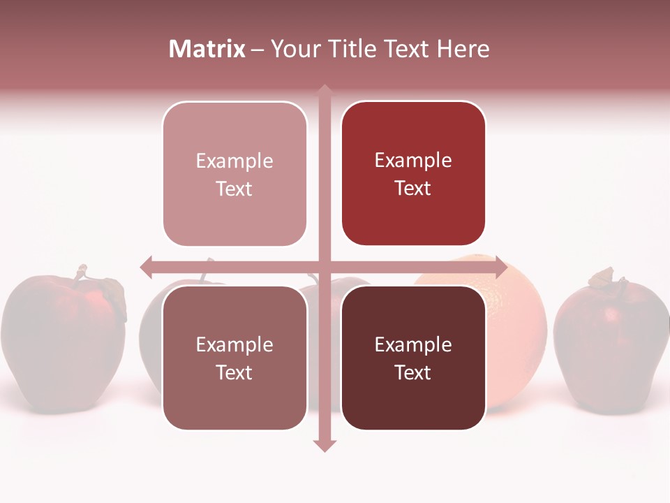 Apples & Oranges PowerPoint Template