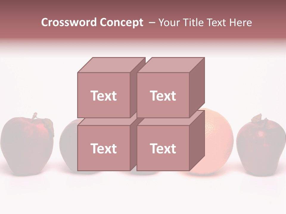 Apples & Oranges PowerPoint Template