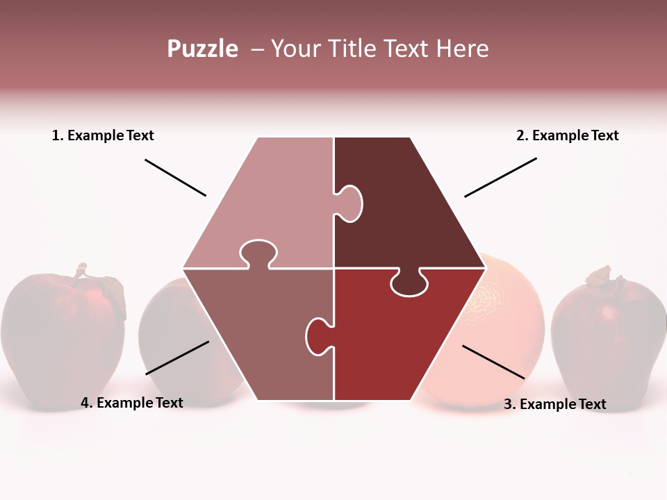 Apples & Oranges PowerPoint Template