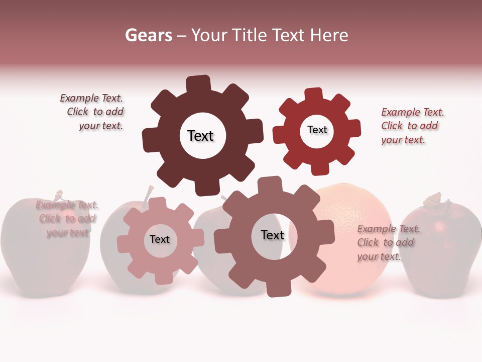 Apples & Oranges PowerPoint Template