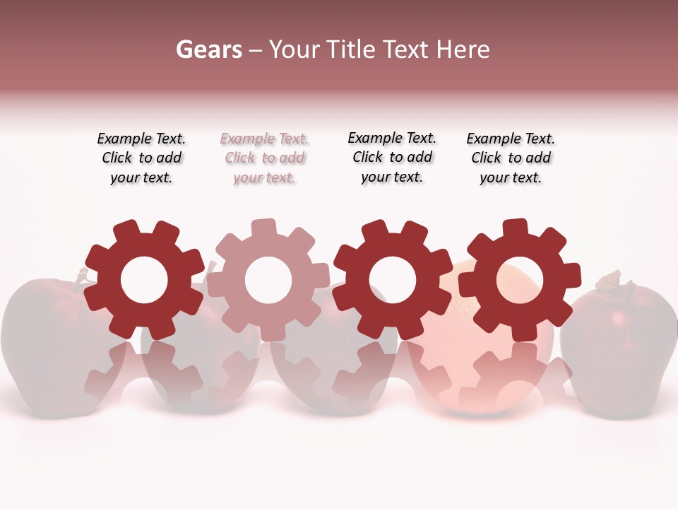 Apples & Oranges PowerPoint Template