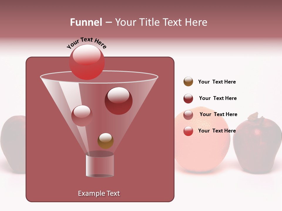 Apples & Oranges PowerPoint Template