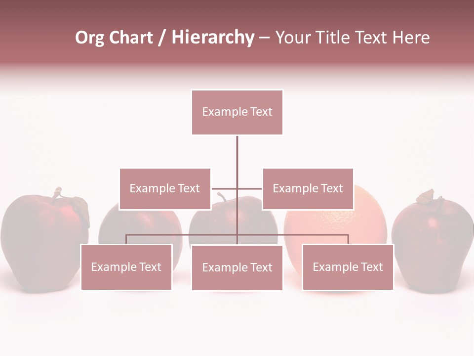 Apples & Oranges PowerPoint Template
