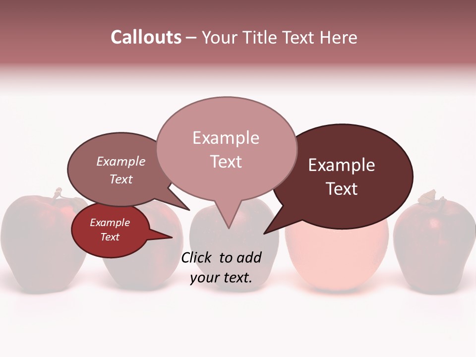 Apples & Oranges PowerPoint Template