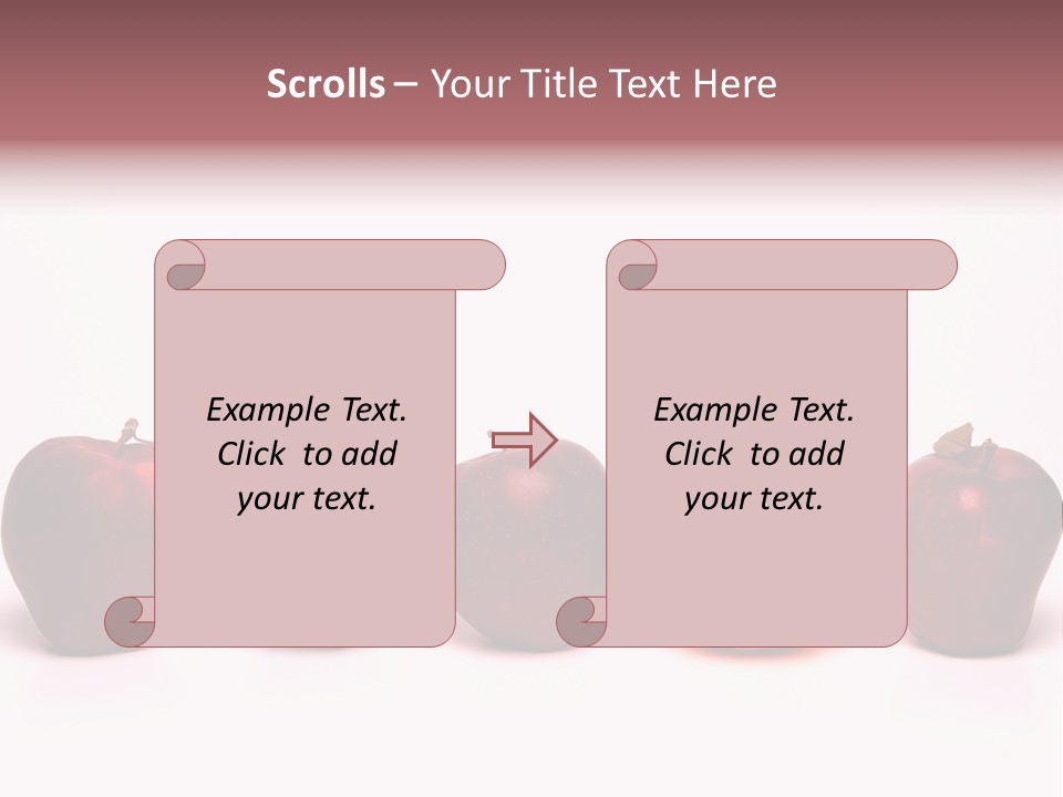 Apples & Oranges PowerPoint Template