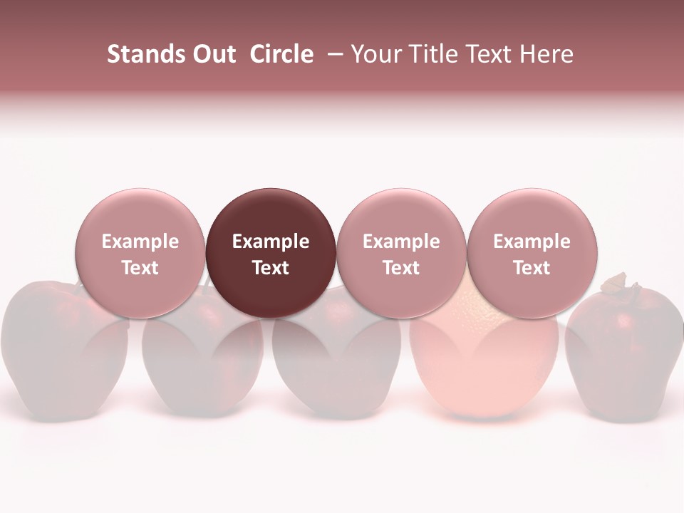 Apples & Oranges PowerPoint Template