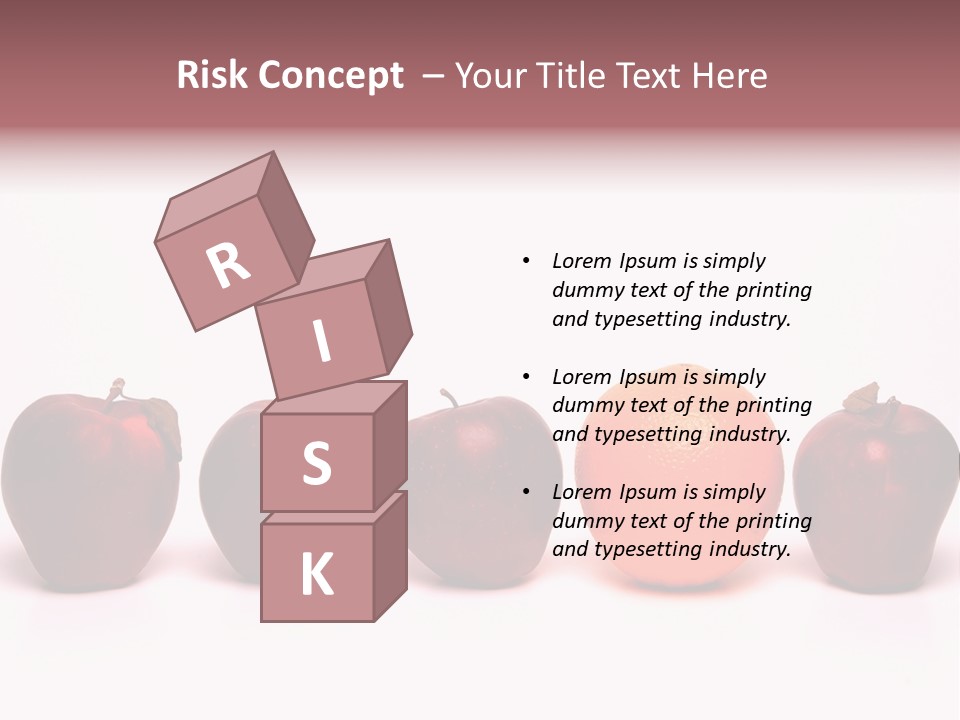 Apples & Oranges PowerPoint Template