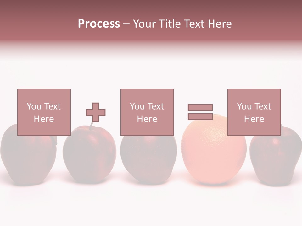 Apples & Oranges PowerPoint Template