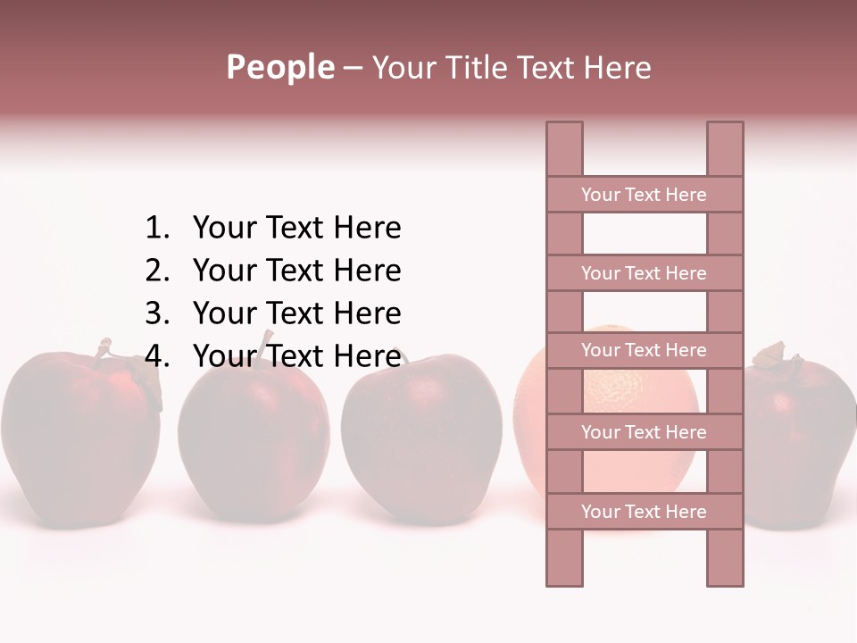 Apples & Oranges PowerPoint Template
