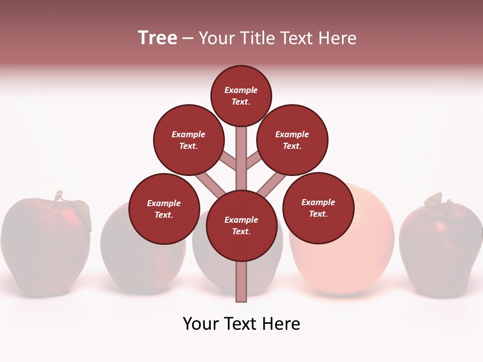 Apples & Oranges PowerPoint Template