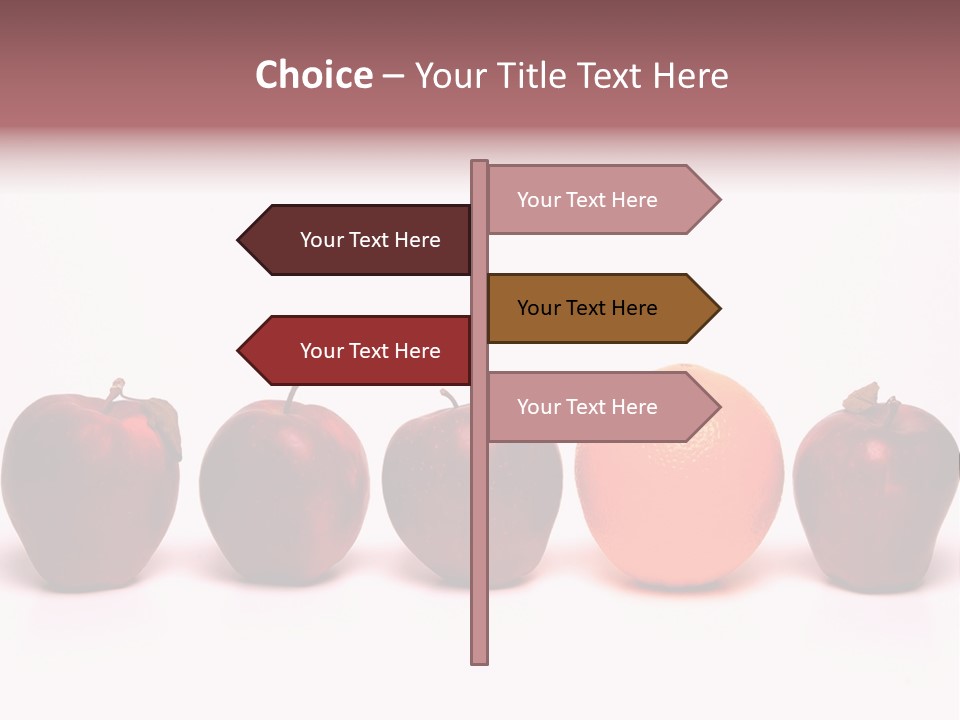Apples & Oranges PowerPoint Template