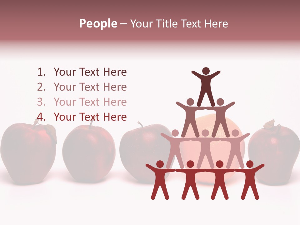 Apples & Oranges PowerPoint Template