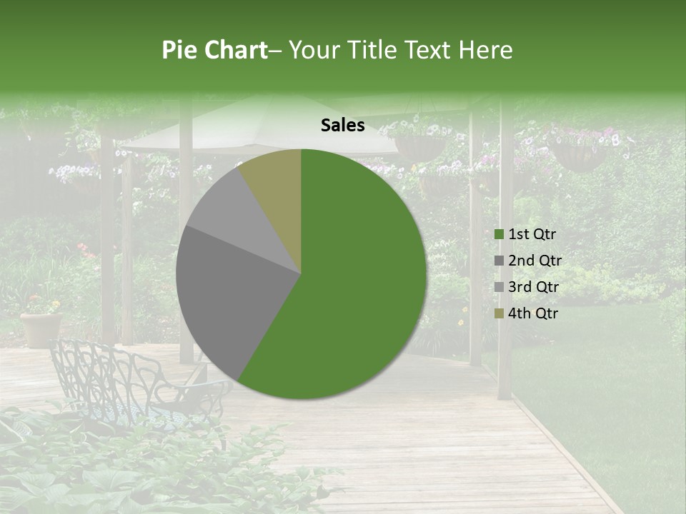 Outdoor Dining Area PowerPoint Template