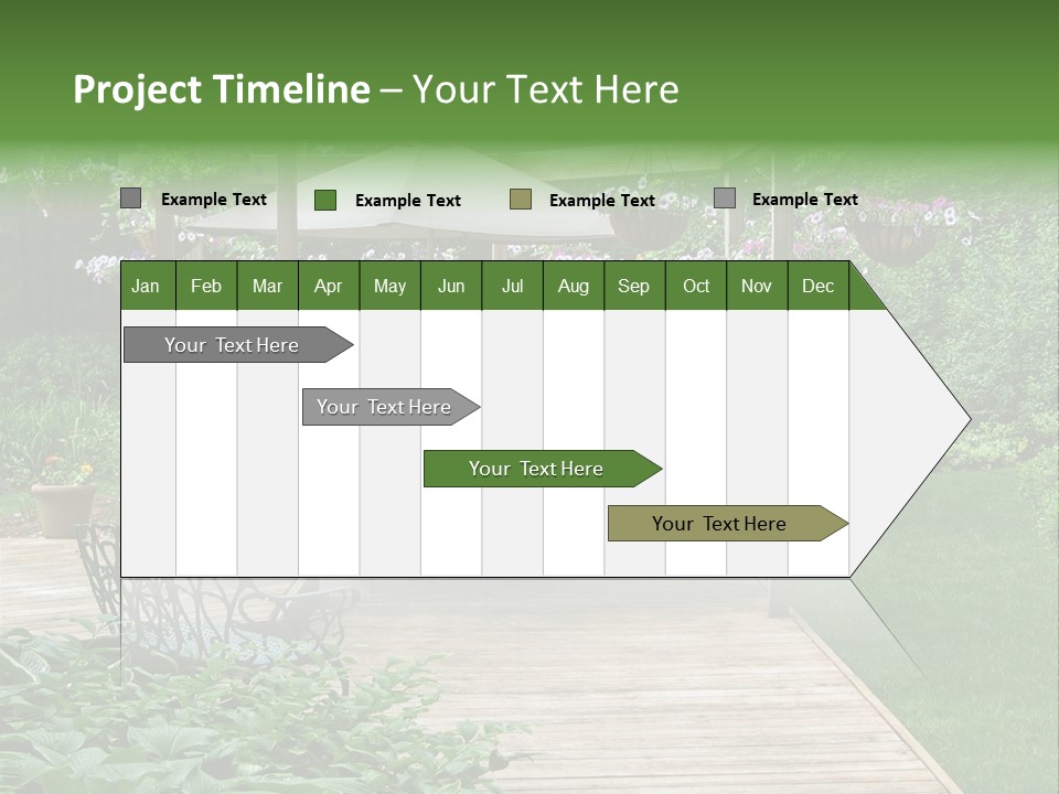 Outdoor Dining Area PowerPoint Template
